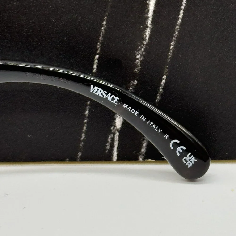NEW VERSACE VE2287 100171 BLACK/GREEN SUNGLASSES VE2287 1001/71, MOD 2287 1001/7